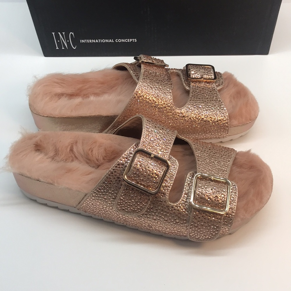INC International Concepts Womens Alani2 Fabric Open Toe, Rose Pearl, Size 7 M - Picture 4 of 11